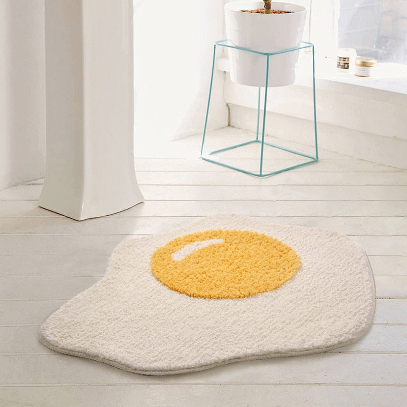 Poached Egg Carpet Anti-slip Floor Mat