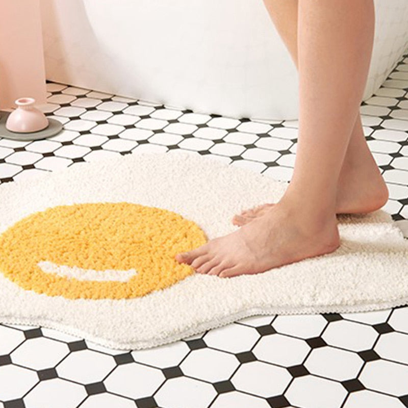 Poached Egg Carpet Anti-slip Floor Mat