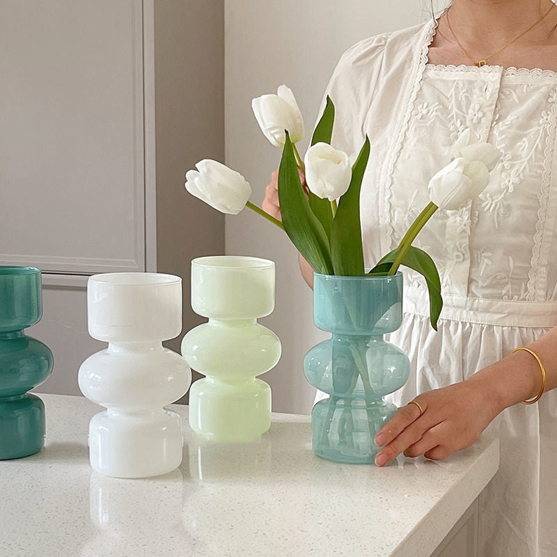 Glass Vase Home Decor Vases
