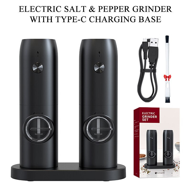 Multifunctional Electric Salt and Pepper Grinder