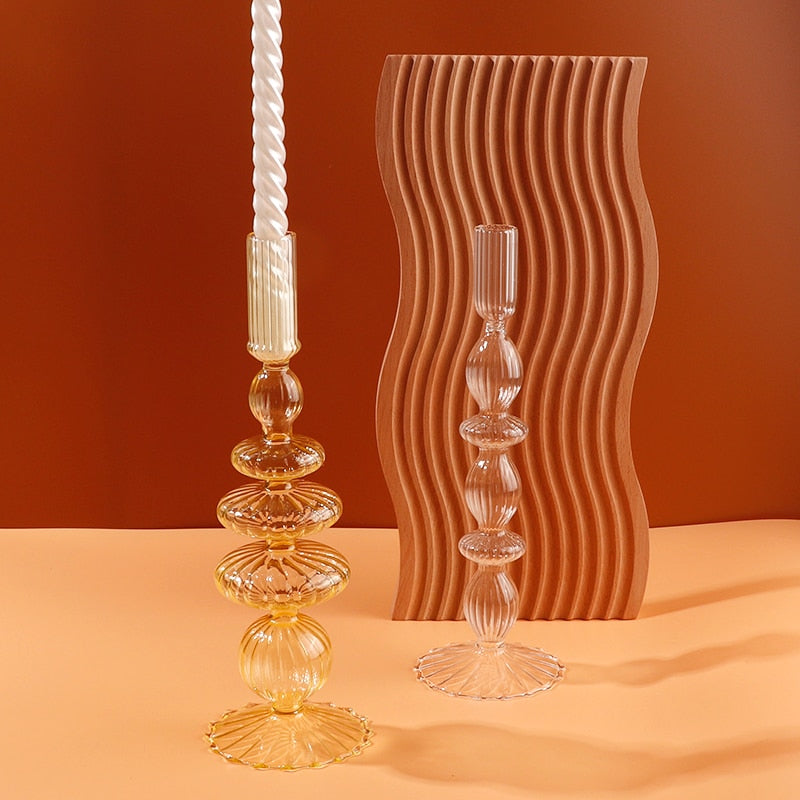 Romantic Glass Candle holder