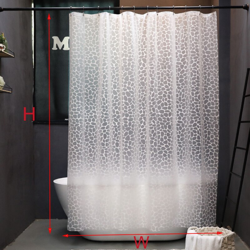 Thicken Shower Curtain With Hooks