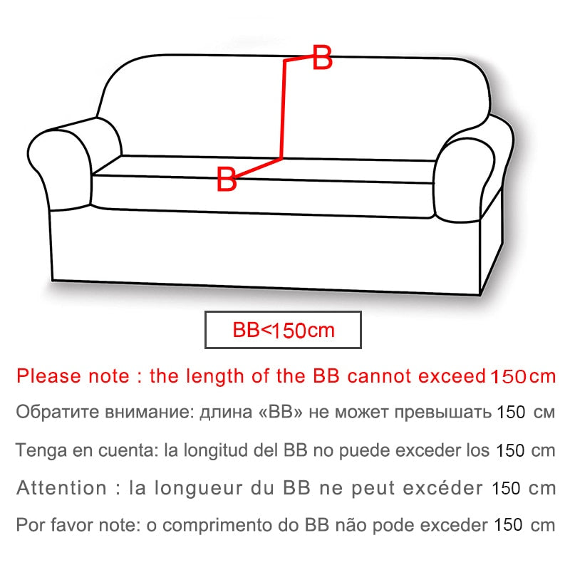 Waterproof Sofa Cover 1/2/3/4 Seater Couch Cover High Stretch Sofa Slipcover Furniture Protector Cover For Living Room All Cover