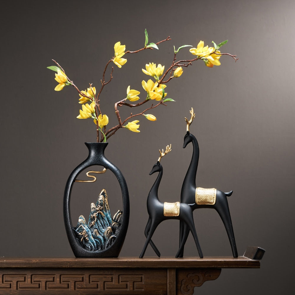Creativity style wealth vase