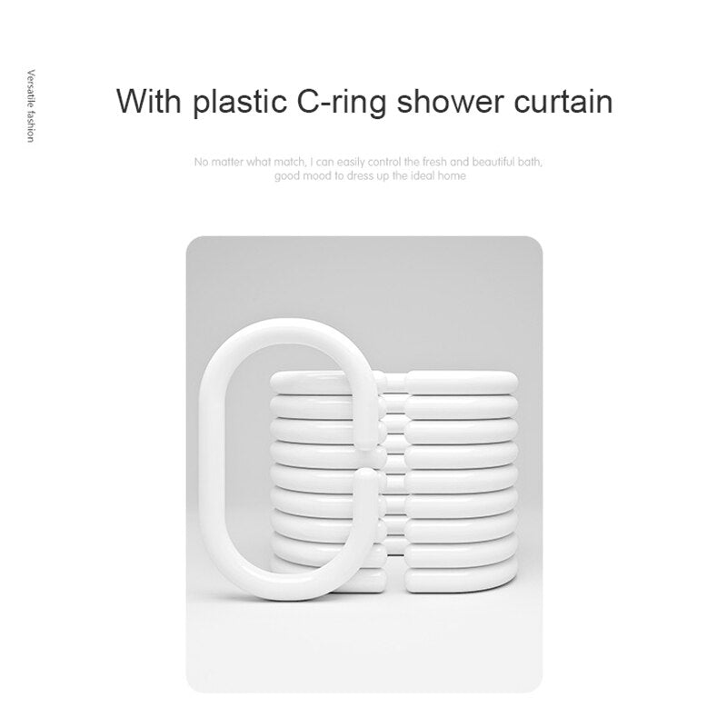 Waterproof Peva Shower Curtain